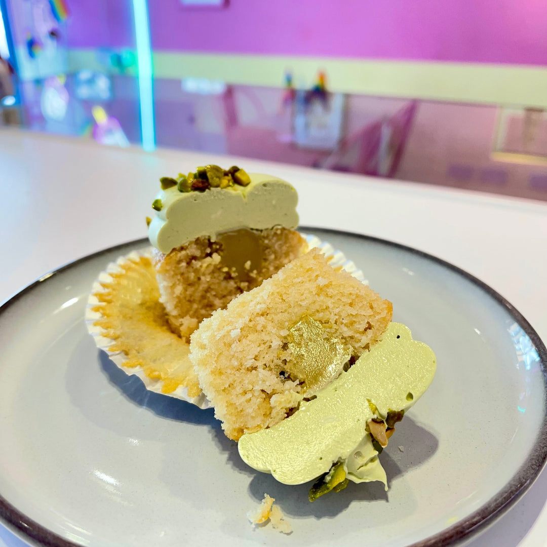 Gluten Free Pistachio Cupcakes