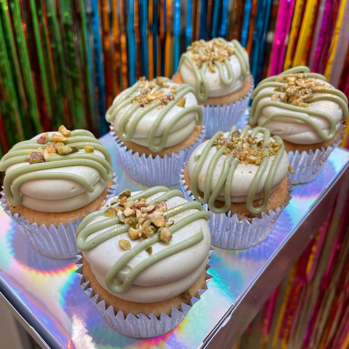 Gluten Free Pistachio Cupcakes