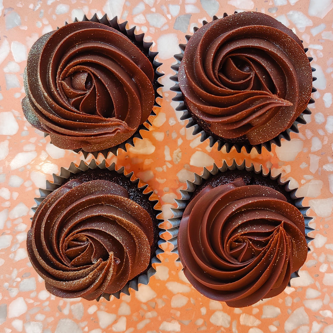 Gluten Free Chocolate Fudge Cupcakes