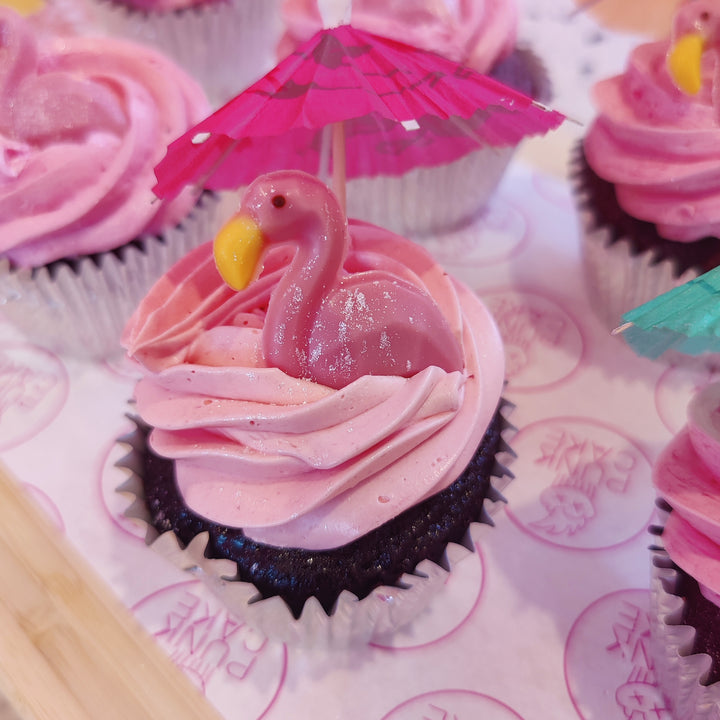 Flamingo Cupcakes