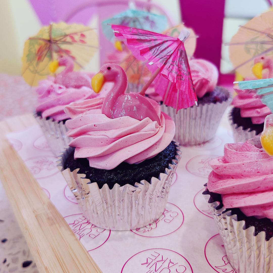 Flamingo Cupcakes