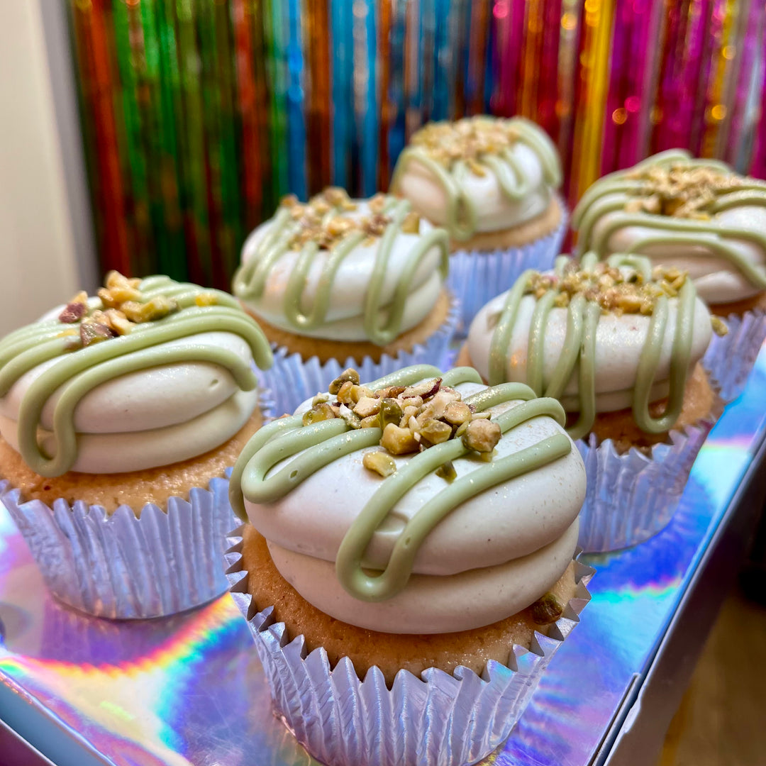 Gluten Free Pistachio Cupcakes