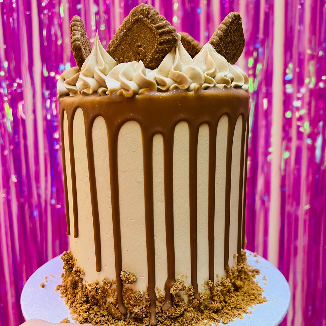 Vegan Biscoff Layer Cake