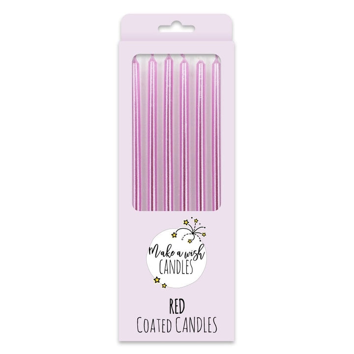 Tall Candles- Pack of 6-Choose Colours