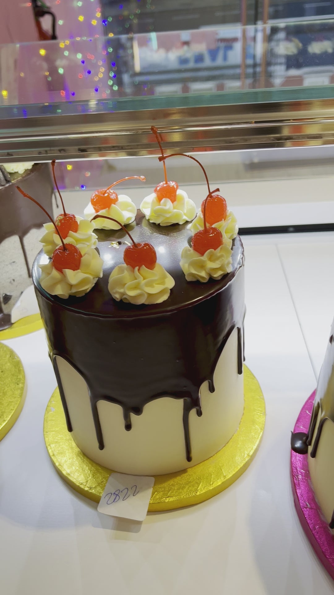 Vegan Black Forest Birthday Cake