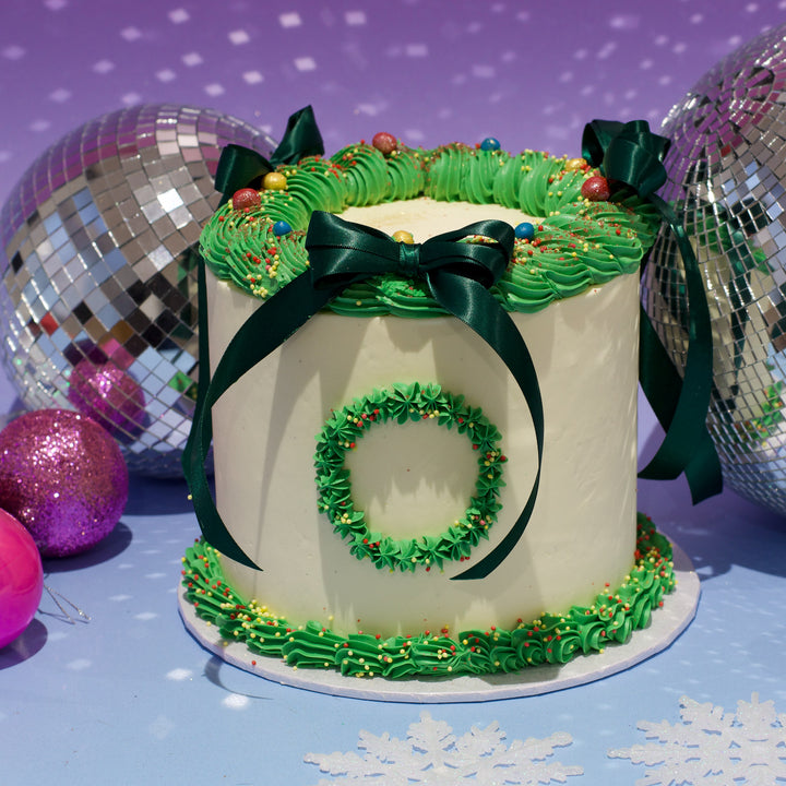 Gluten Free Christmas Wreath Cake