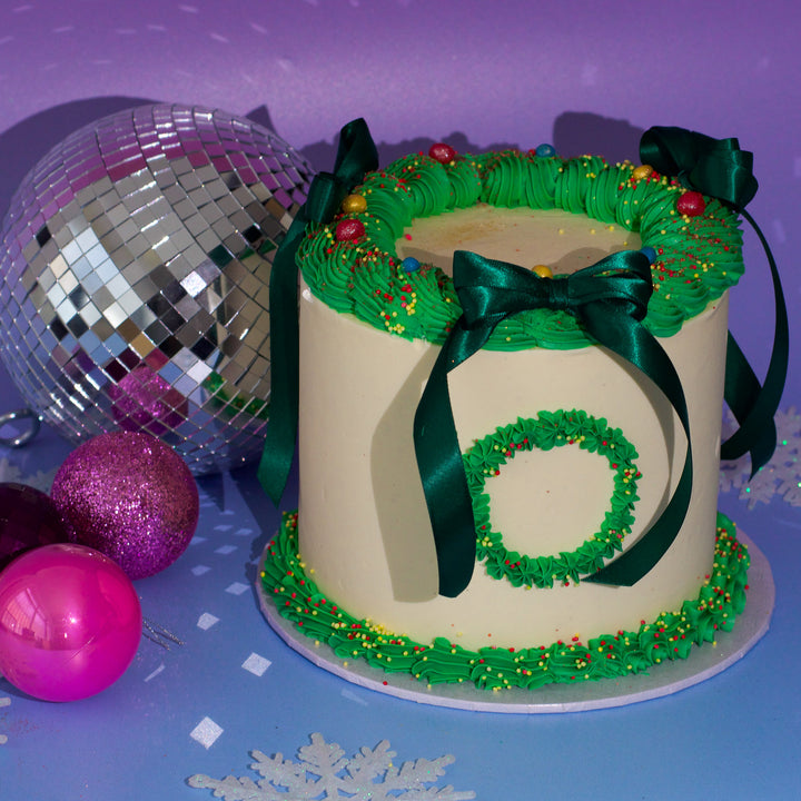 Gluten Free Christmas Wreath Cake