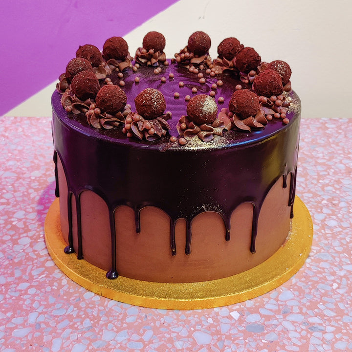 Chocolate truffle cake