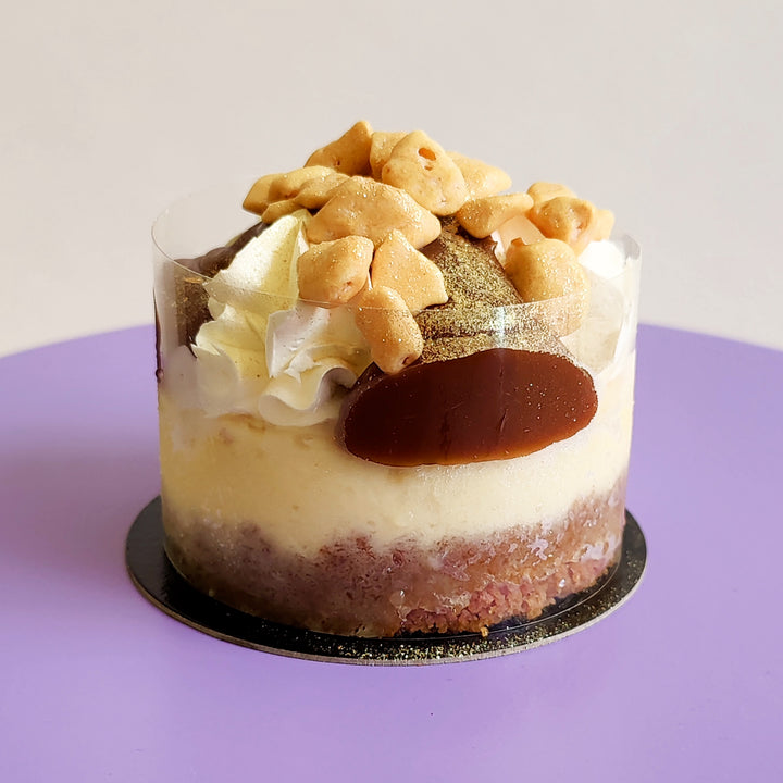 Salted Caramel, Honeycomb Crunch Cheesecake
