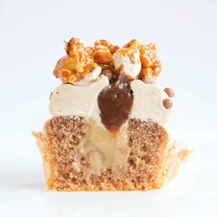 Salted Caramel Dulce de Leche Cupcakes