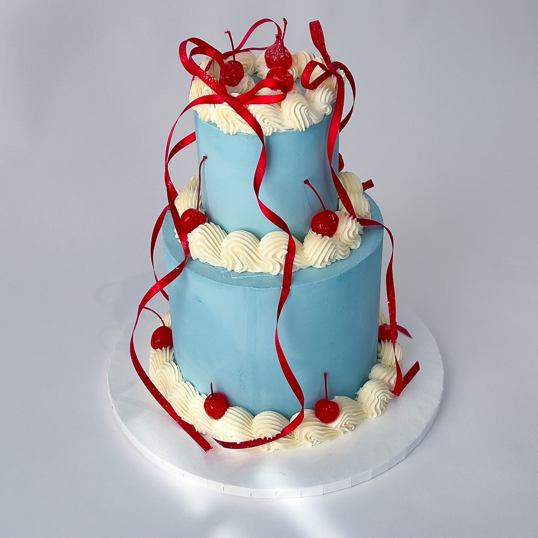 Gluten Free Retro Ribbon Cake