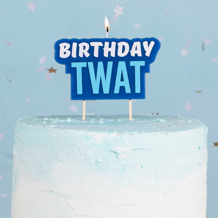 Birthday Tw*t Cake Candle