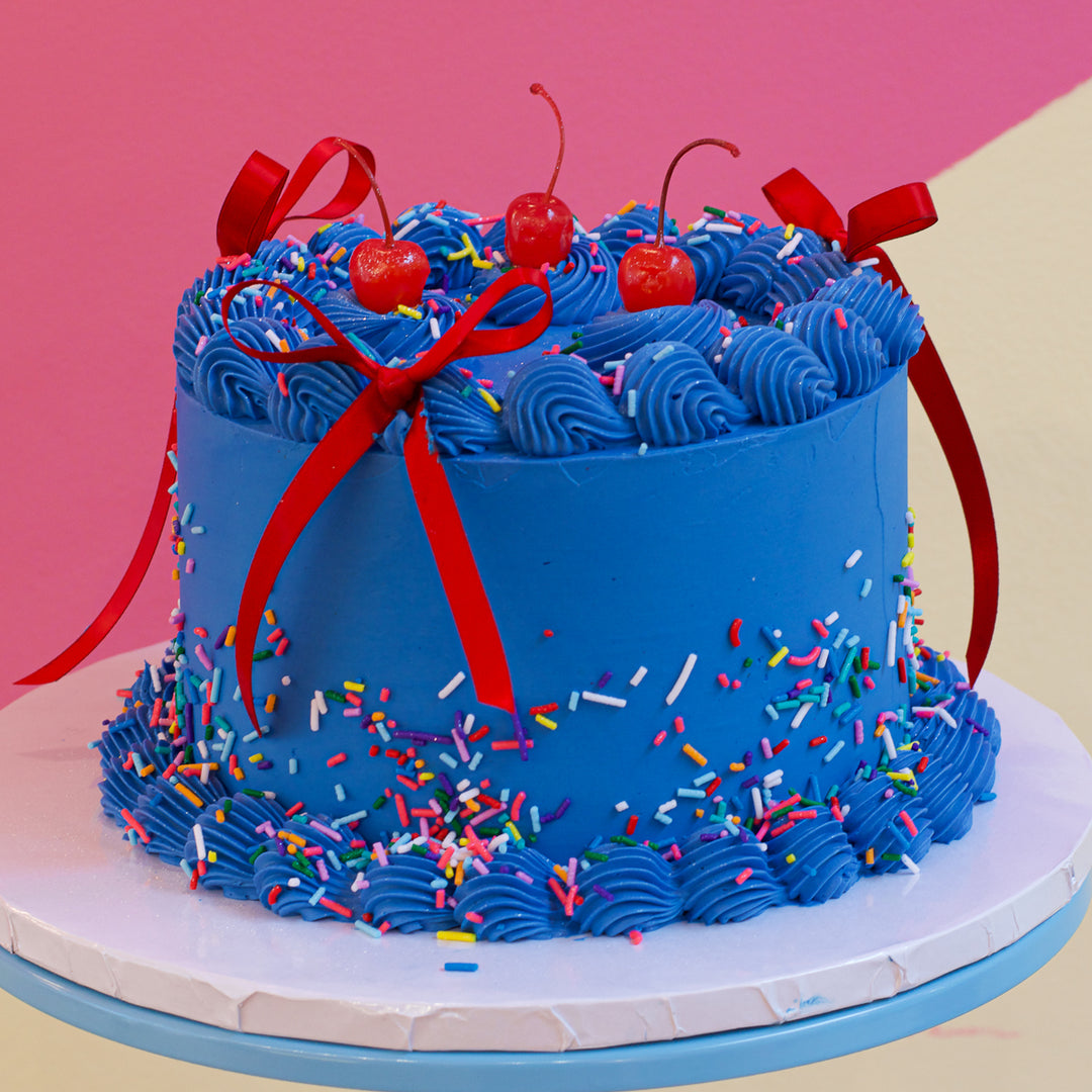 Sprinkle Ribbon Cake