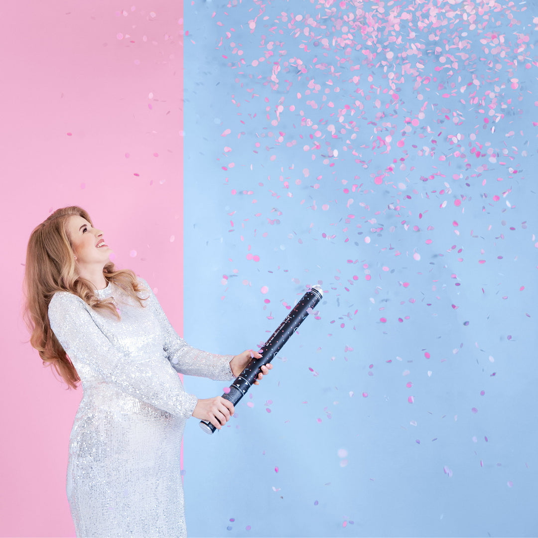 Pink 'Ready To Pop' Confetti Cannon - 60cm