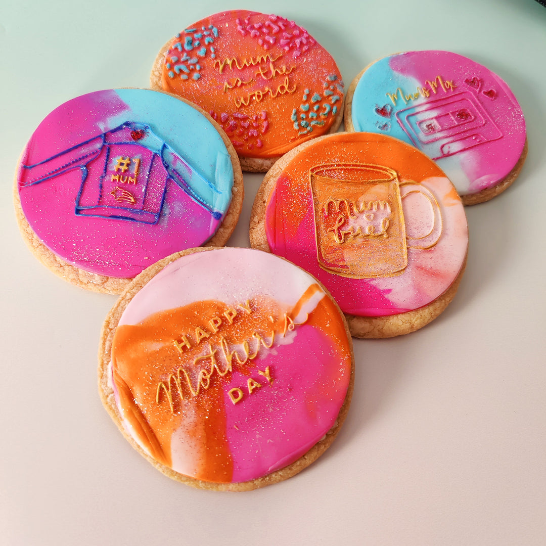 Mother's Day Iced Biscuits